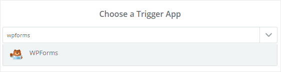 choose a trigger app