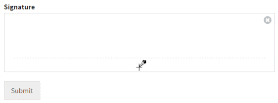 Signature box for building forms in WP using the WPForm plugin