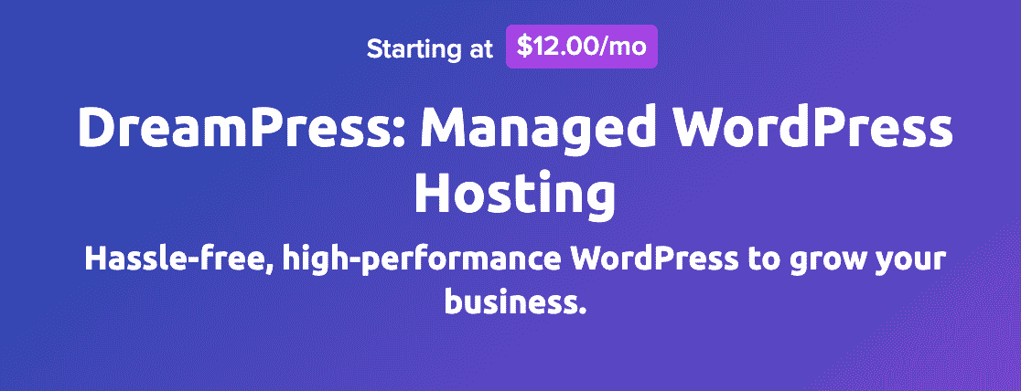 DreamPress managed WordPress hosting by DreamHost