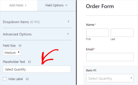 WPForms注文フォームに商品オプションを追加する