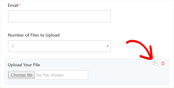 duplicate file upload