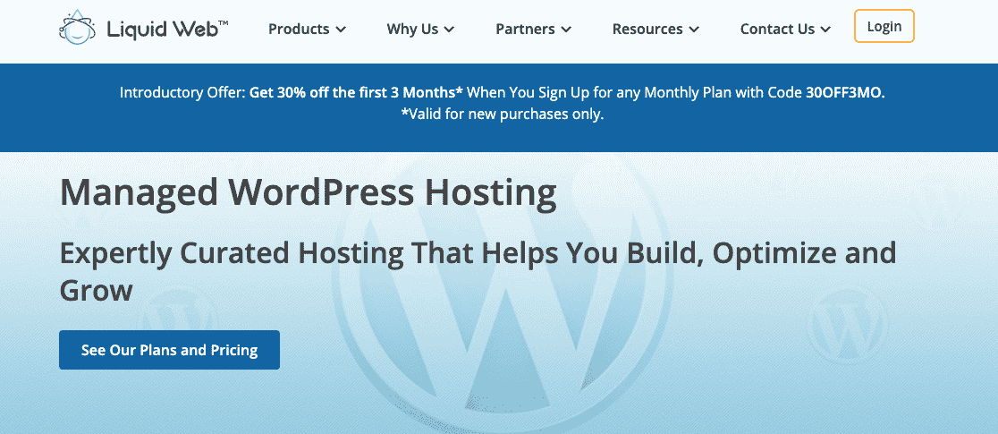 Liquid Web managed WordPress hosting