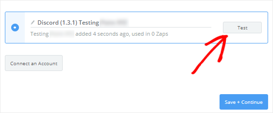 test Discord connection