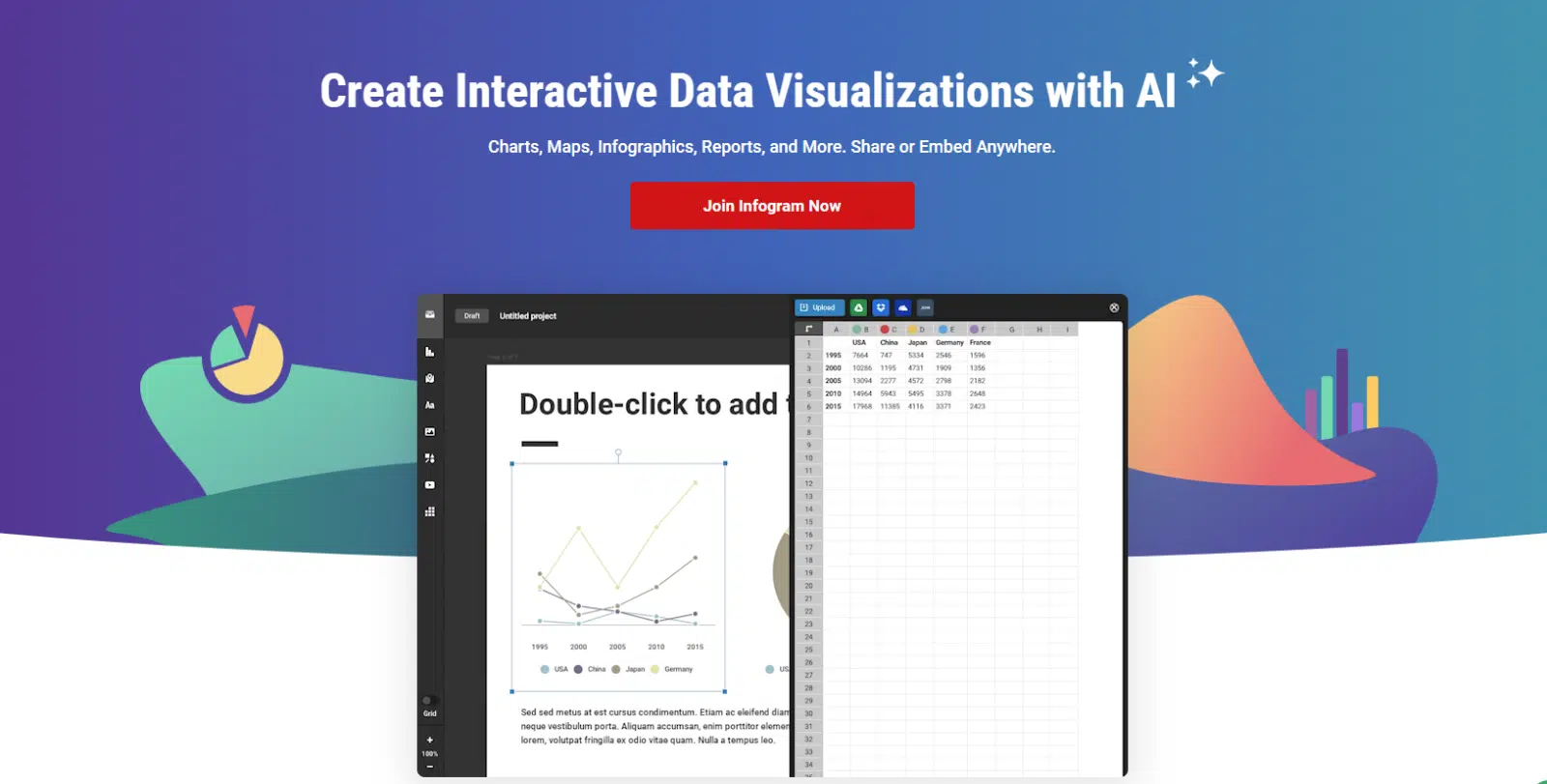 Infogram reporting tool