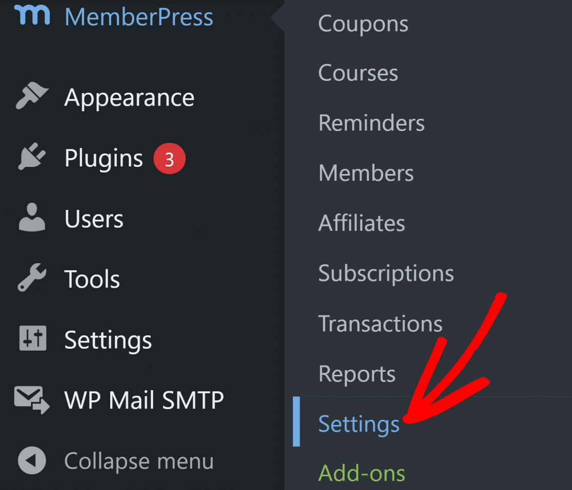 MemberPress Settings