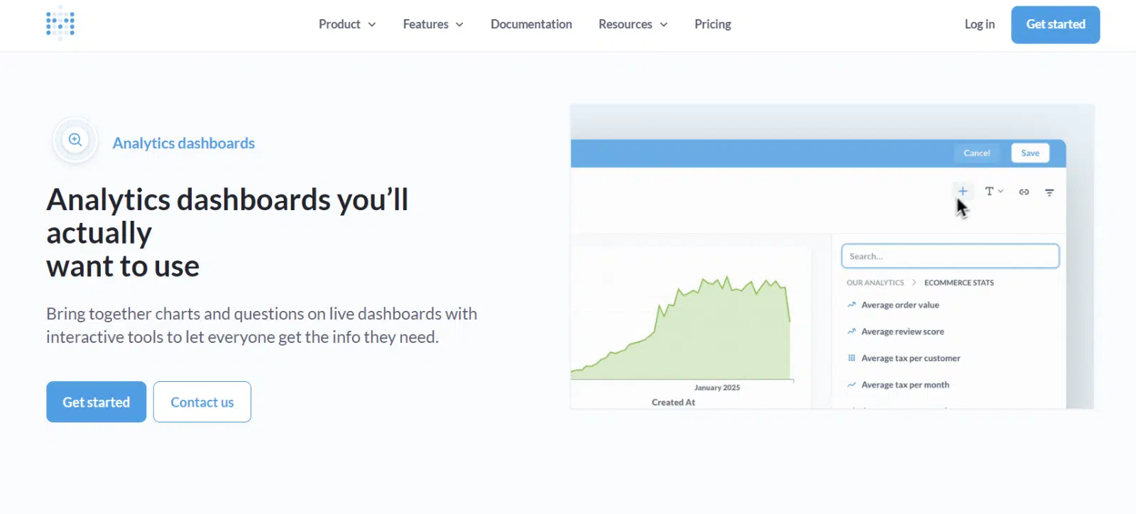 Metabase survey tool