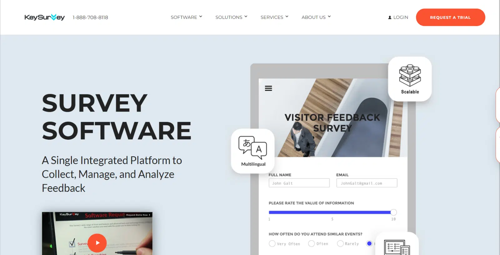 KeySurvey online survey software and questionnaire tool