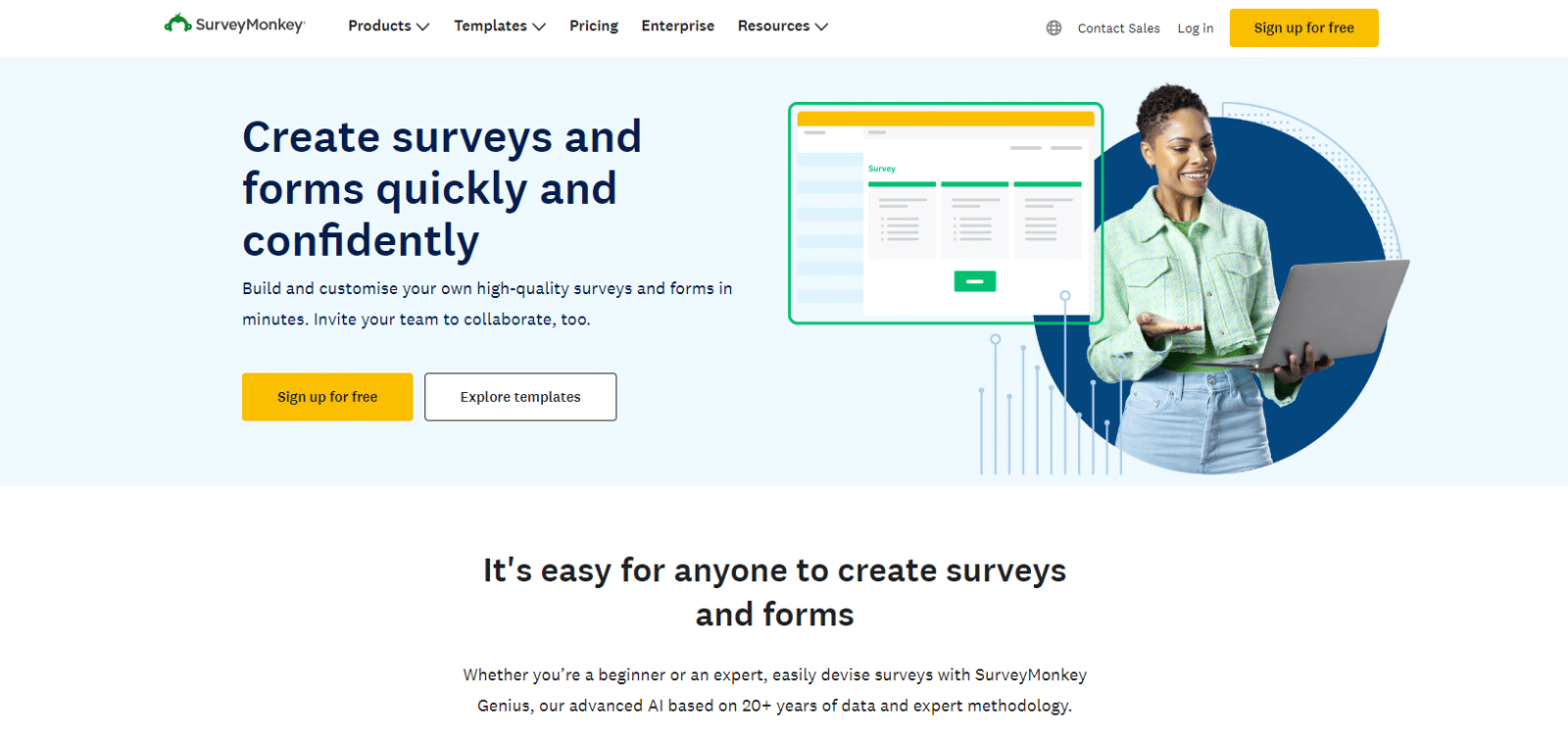 SurveyMonkey survey reporting tool
