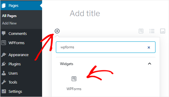 Add WPForms block to video upload page