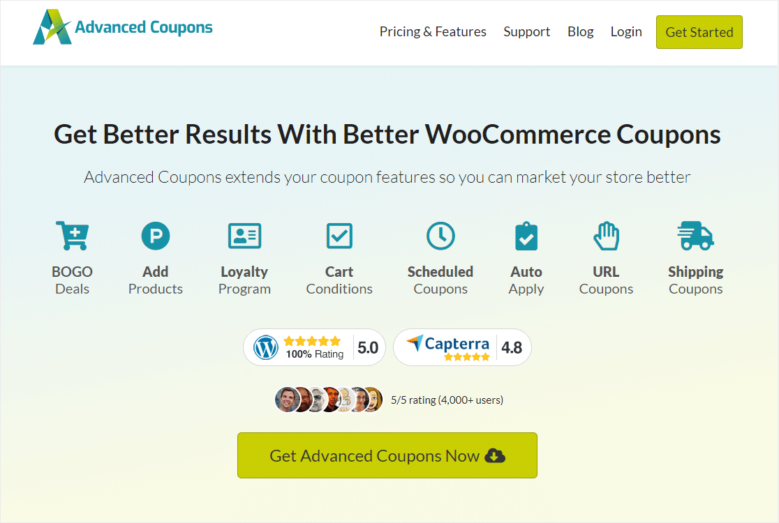 Advanced Coupons WooCommerce plugin