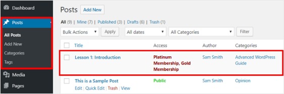 build a membership premium content