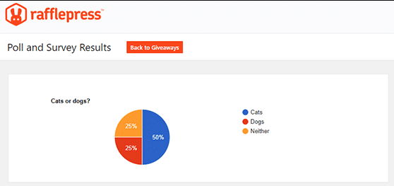 rafflepress surveys