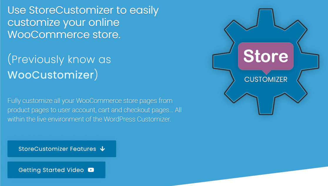 StoreCustomizer plugin for WooCommerce