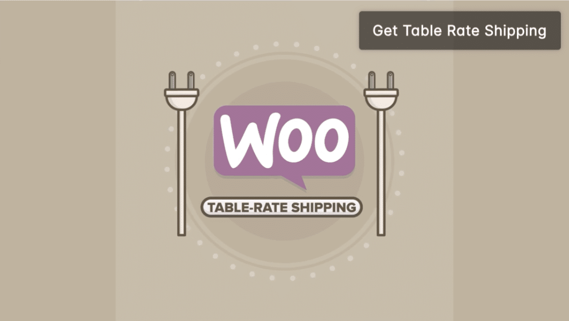 Table Rate Shipping WooCommerce plugin