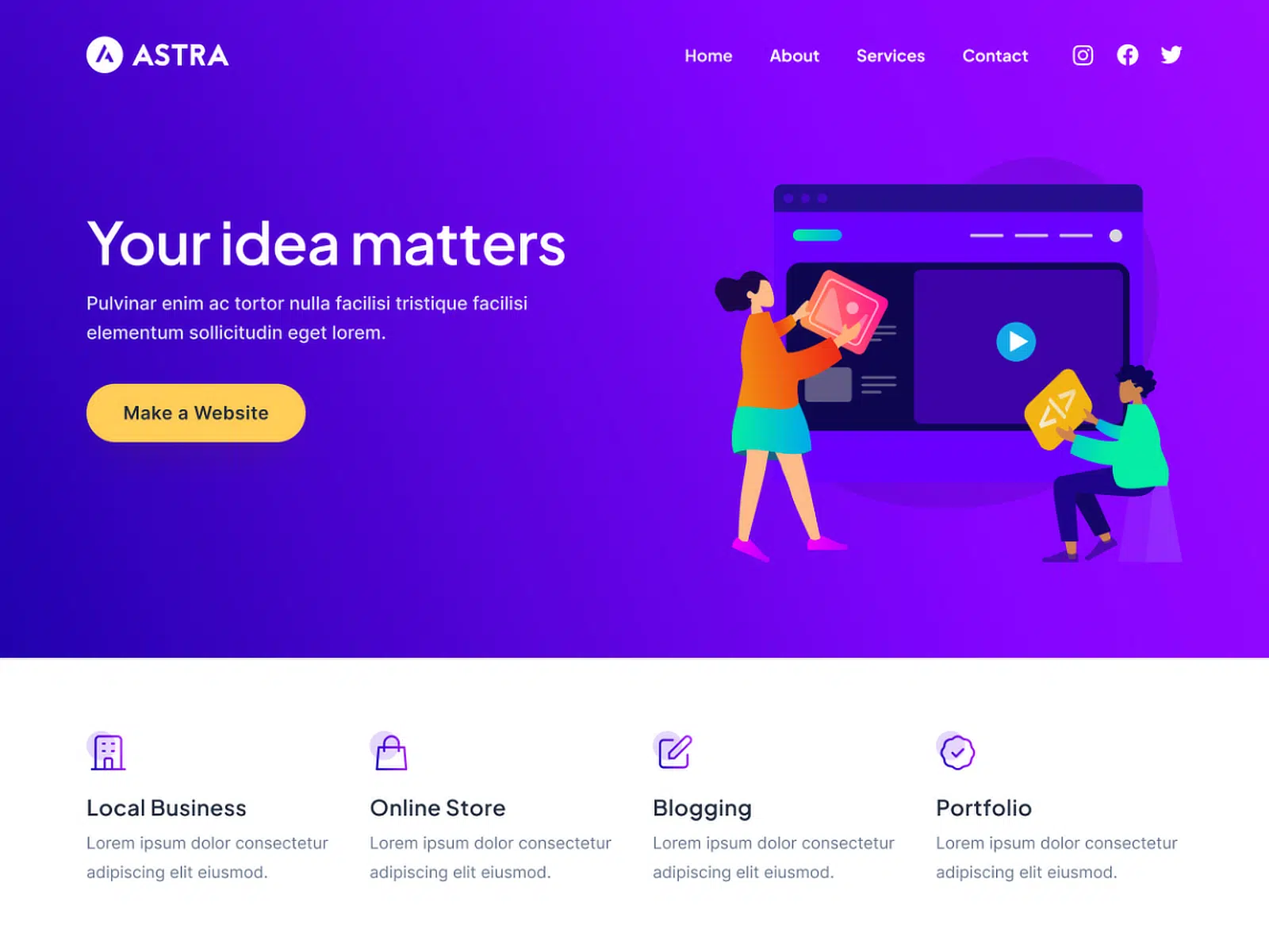 tema wordpress gratuito astra