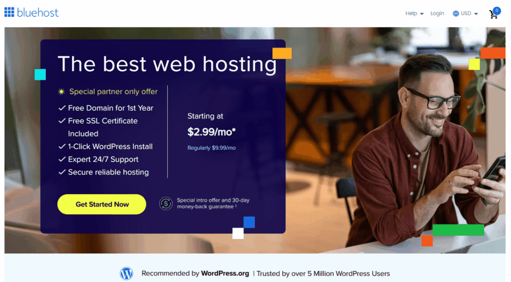 Bluehost offer