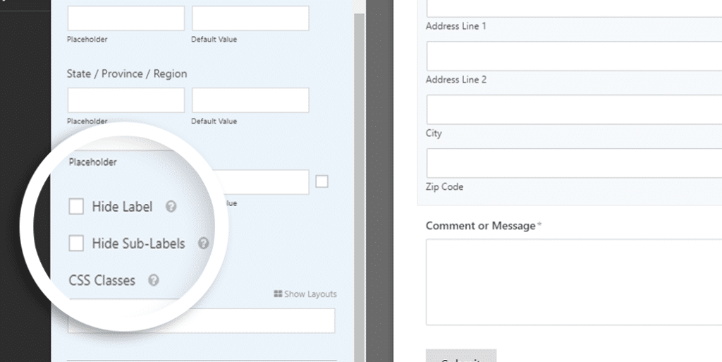 How to Customize the Address Field