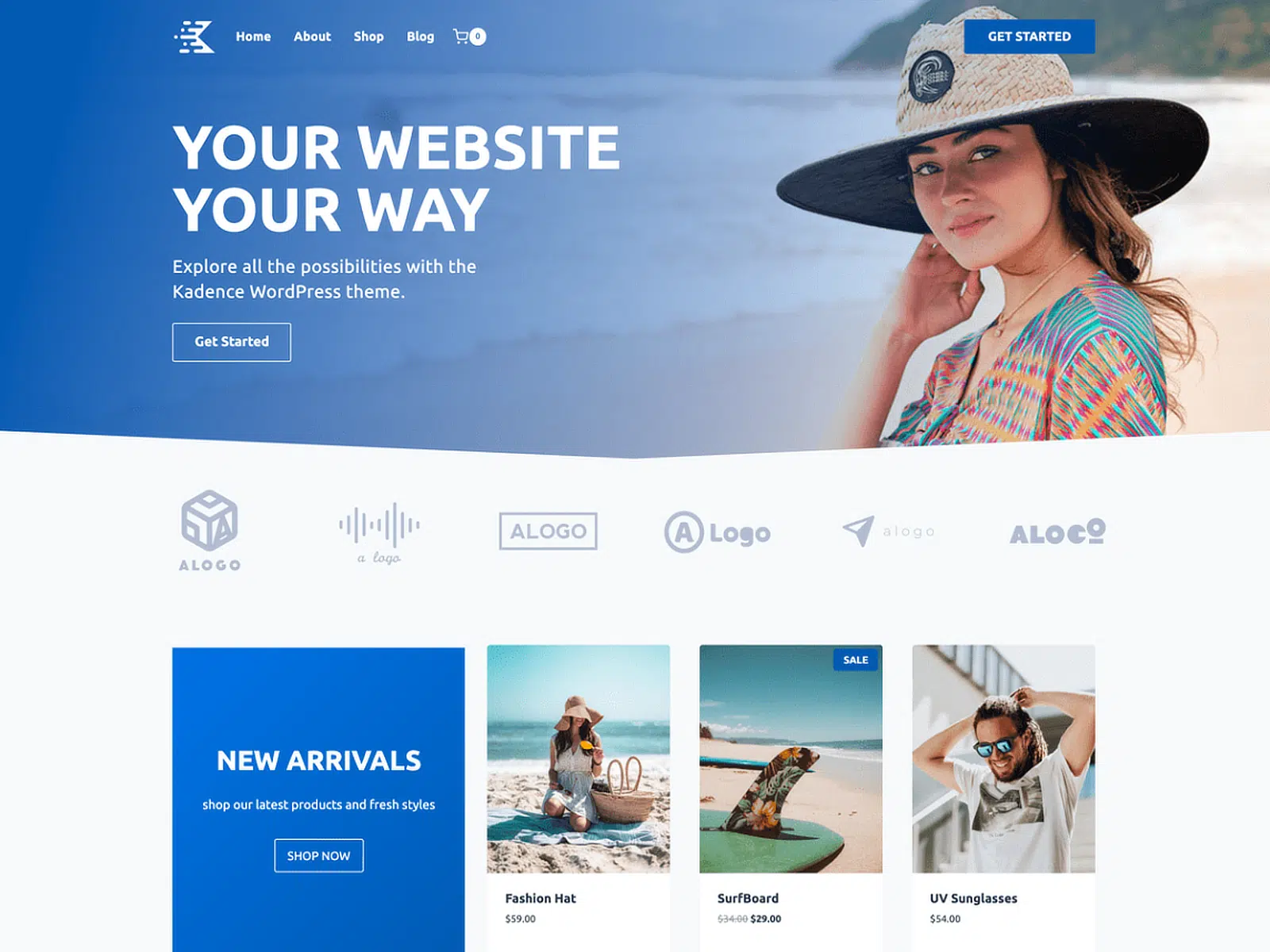 tema wordpress gratuito kadence