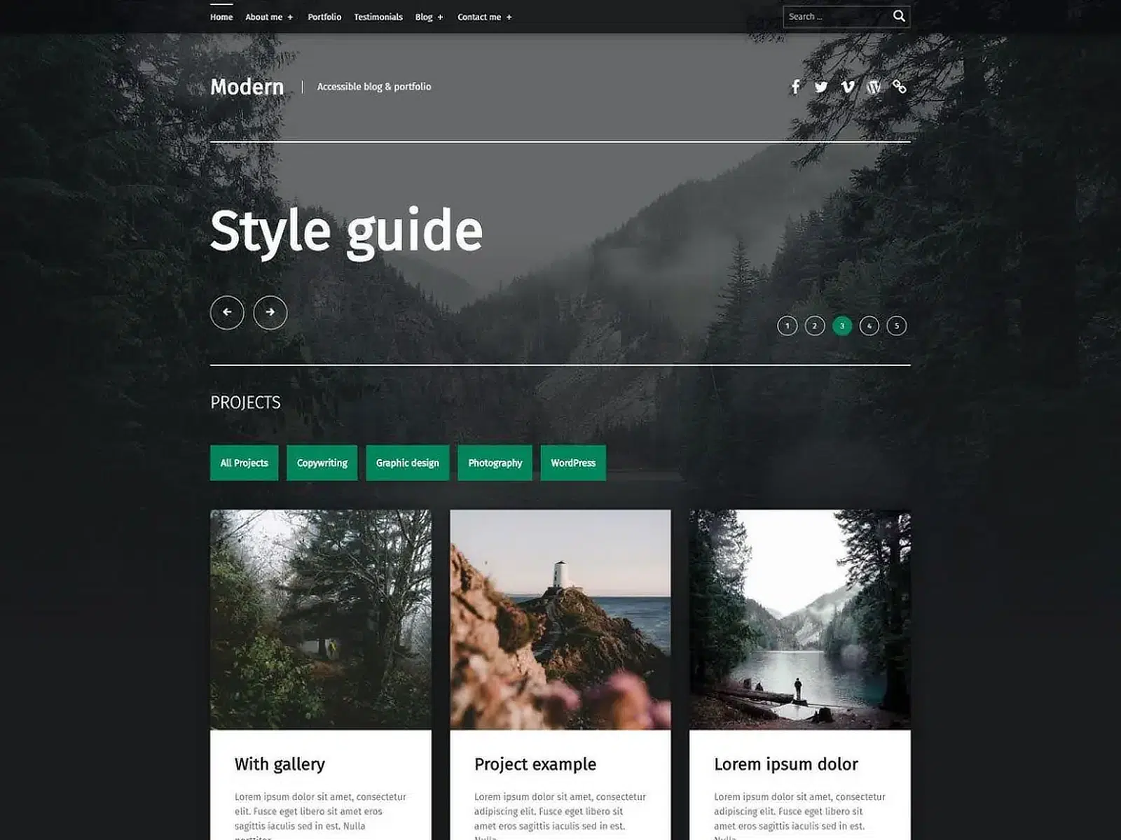 tema wordpress gratuito modern