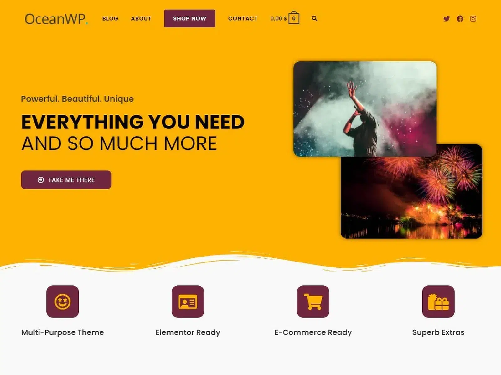 tema wordpress gratuito oceanwp