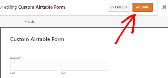 hot to require a field on a airtable form
