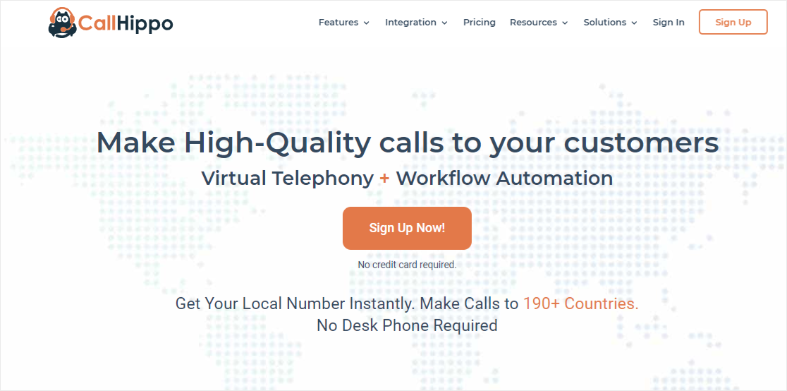 CallHippo internet business phone system