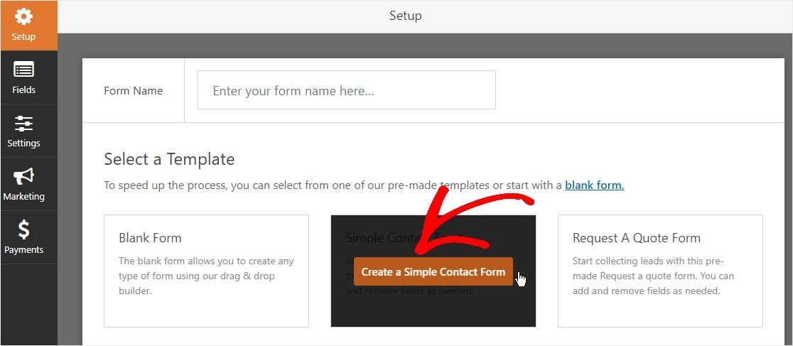 contact form plugins widget