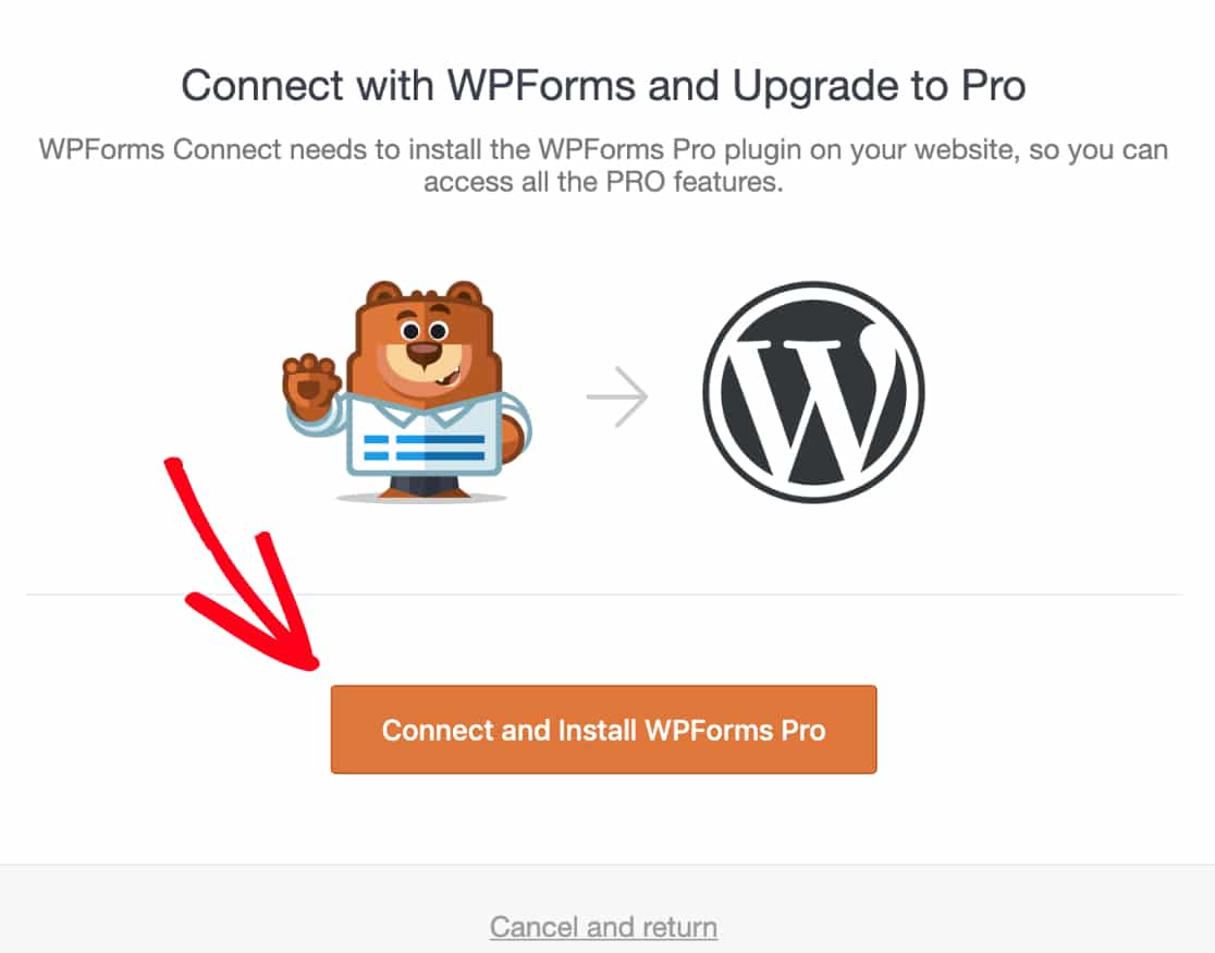 Confirm installation of WPForms Pro