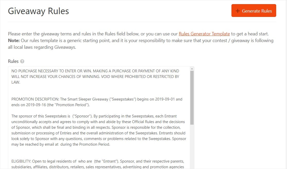 generated rules full text