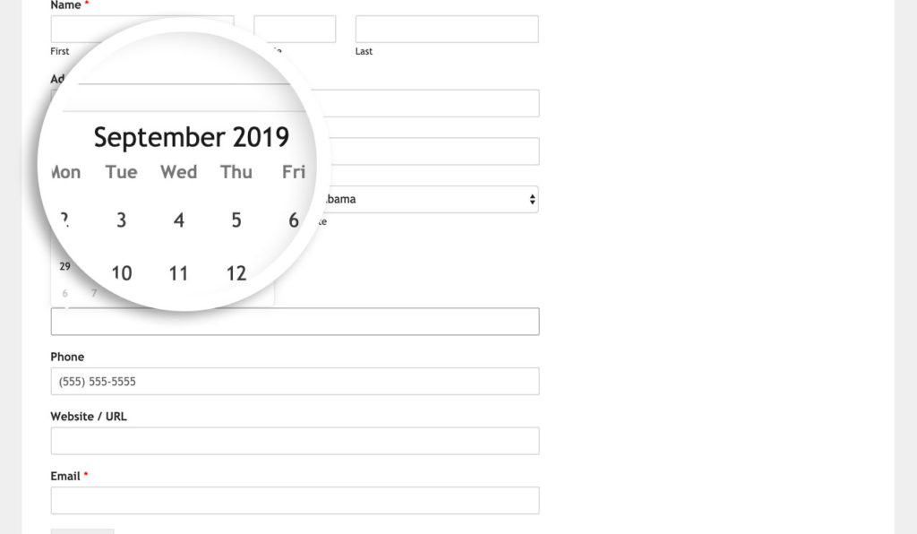How to Modify Date Picker Strings using WPForms