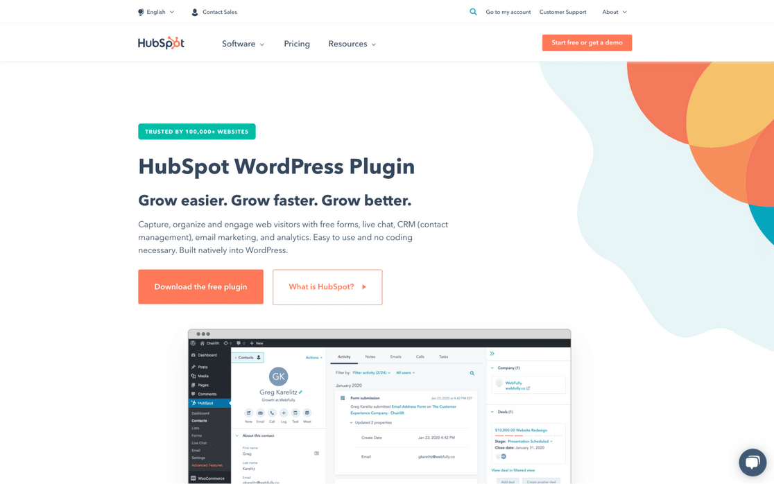 hubspot crm plugin