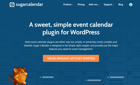 sugar calendar plugin