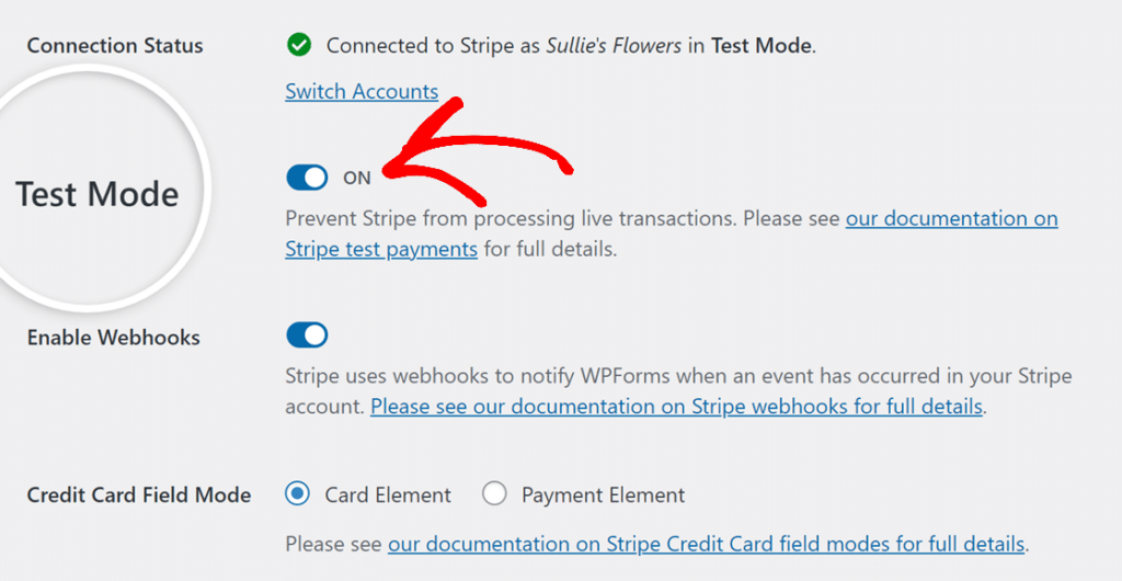 Testing Stripe Payments