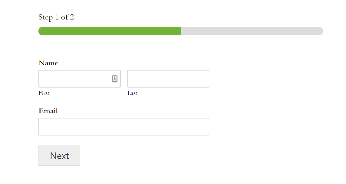 breadcrumbs progress bar multistep forms