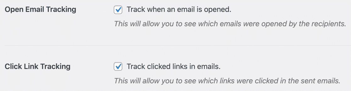 Email tracking