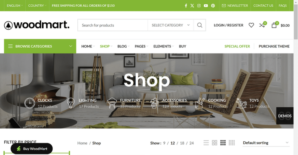 woodmart woocommerce theme