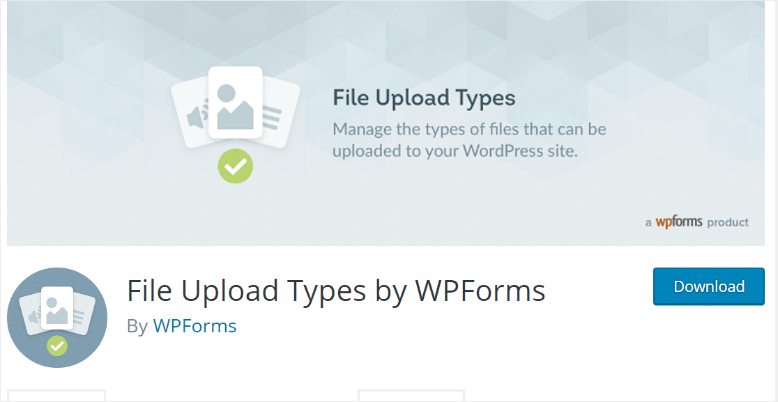 File Upload Types by WPForms