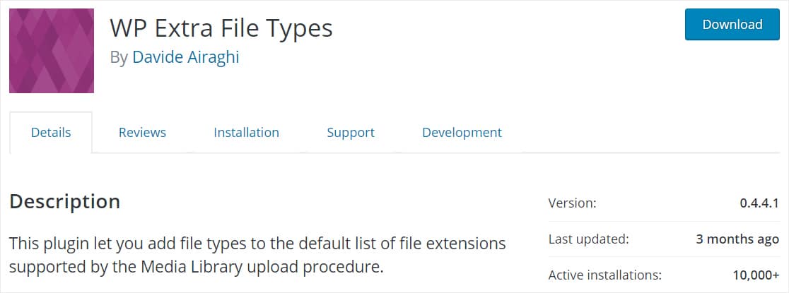 wp extra file types