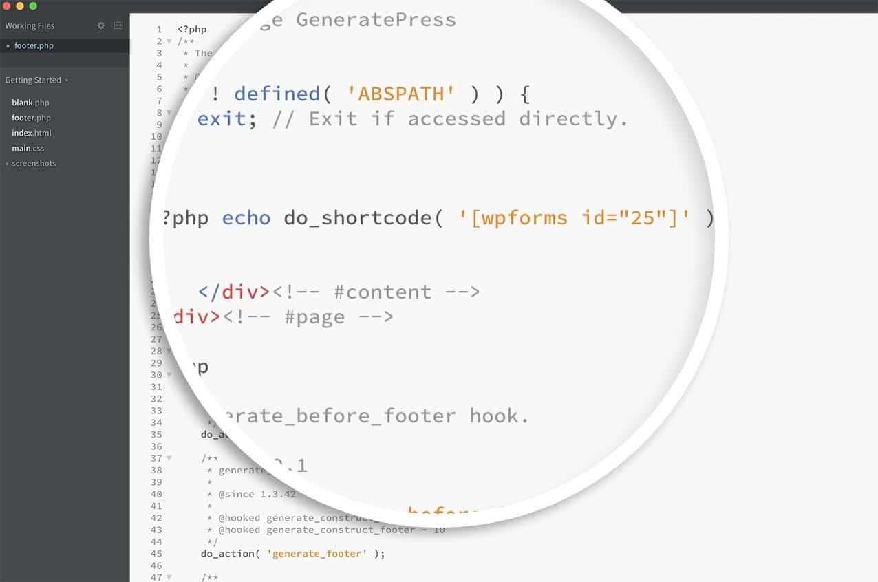 Add your WPForms Shortcode to your PHP Template