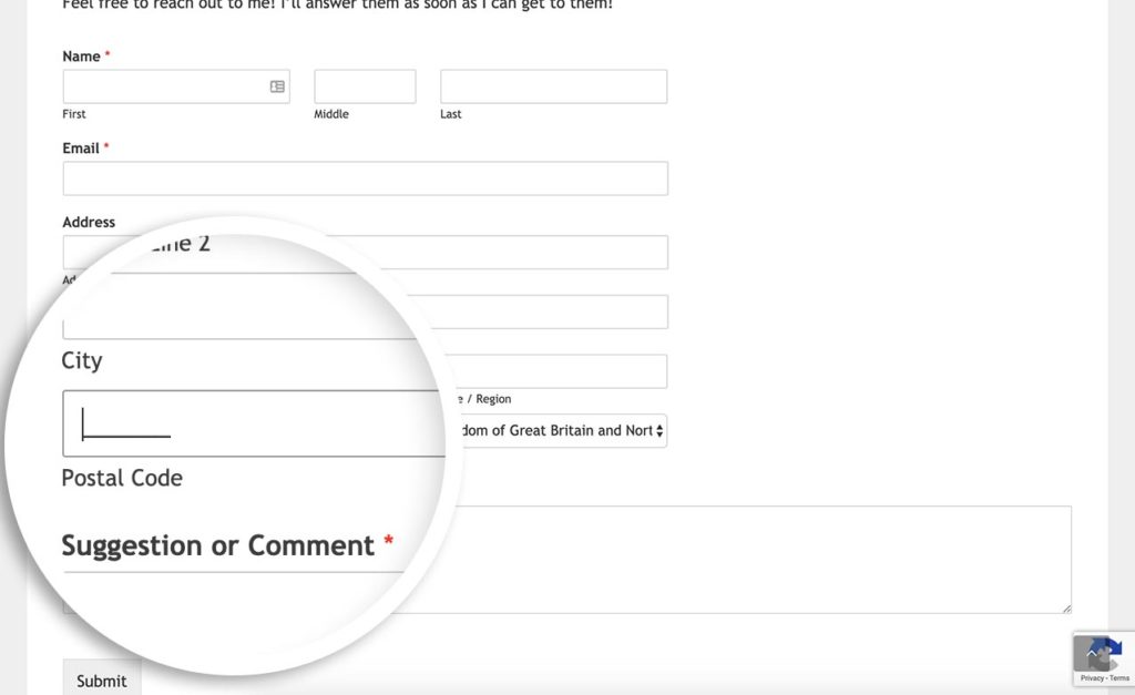 How to Add an Input Mask to the International Postal Code