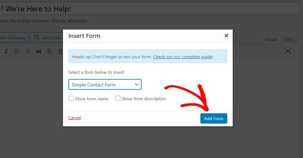How to Easily Create a WordPress Popup Form for Free
