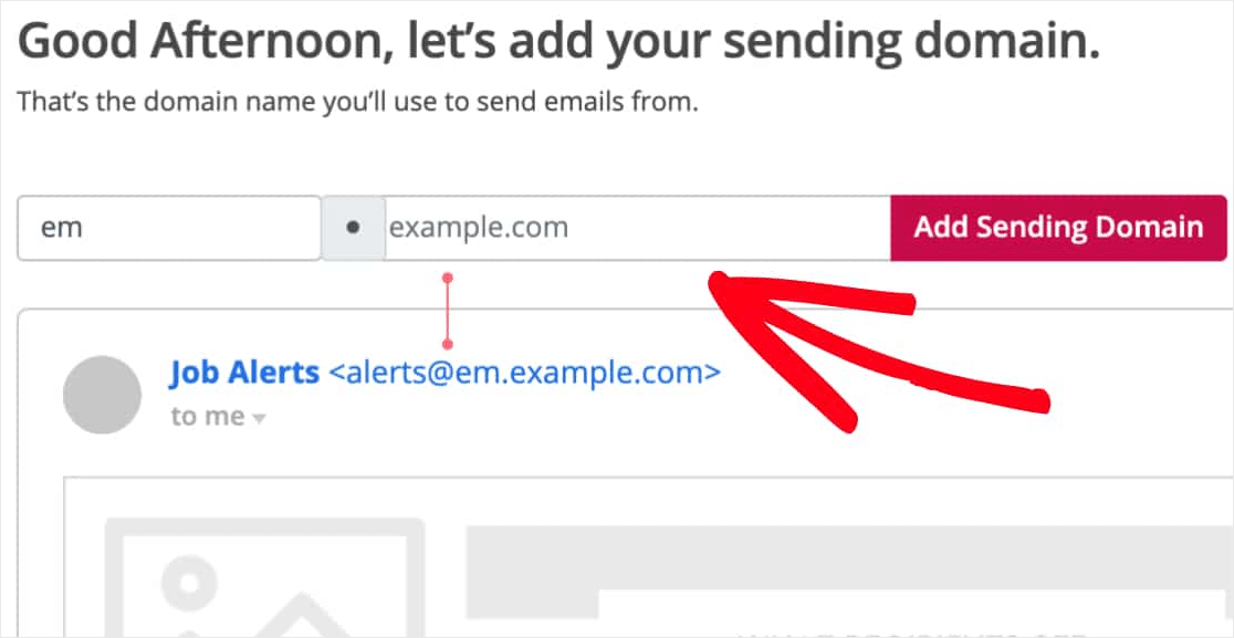 add sending domain pepipost