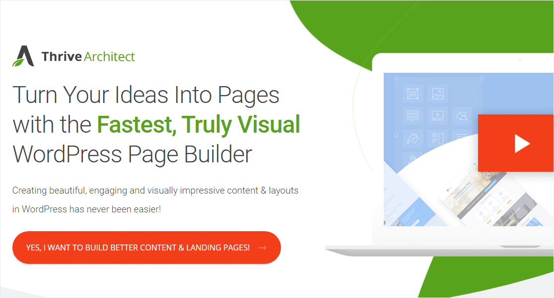 thrive architect best wordpress page builder