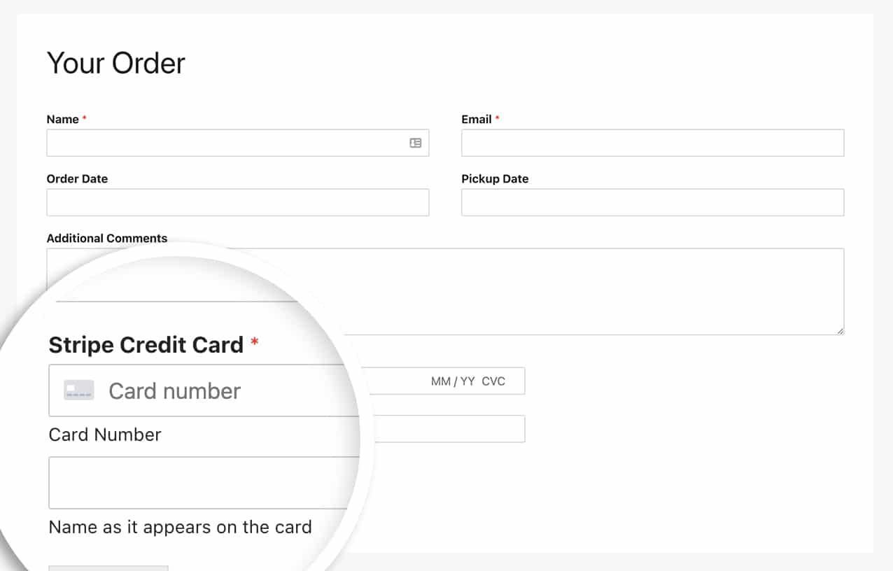 using this snippet you can now change sublabels on credit card fields for Stripe