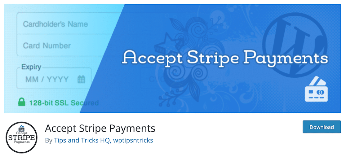 Accept Stripe Payments download page