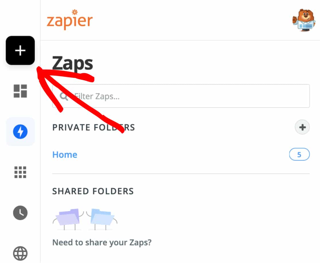 Creating A Zap On Zapier