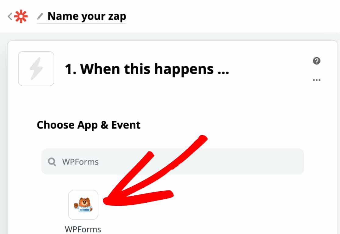 Search WPForms On Zapier