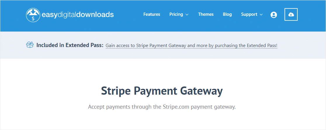 stripe payment gateway easy digital downloads