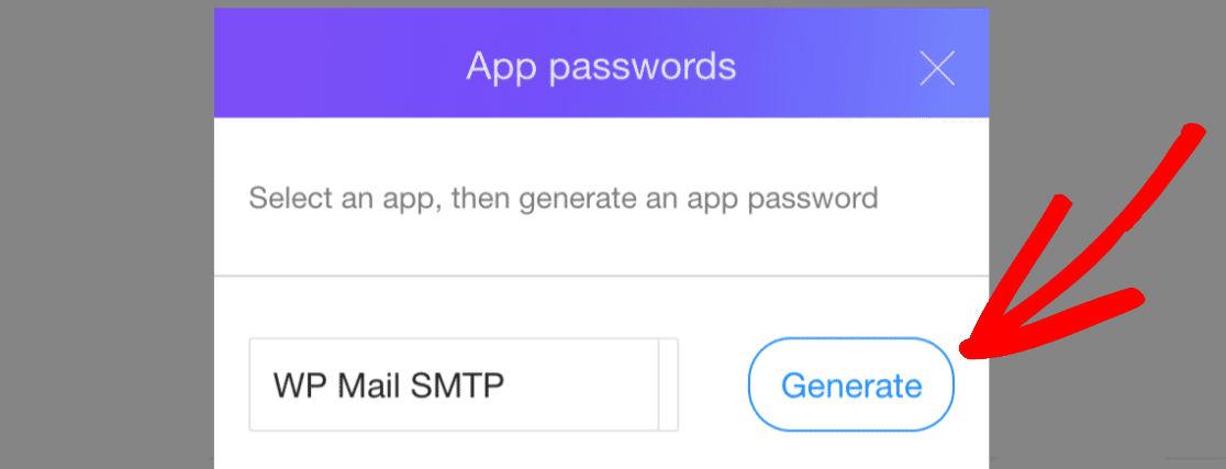 Generating an app password in Yahoo