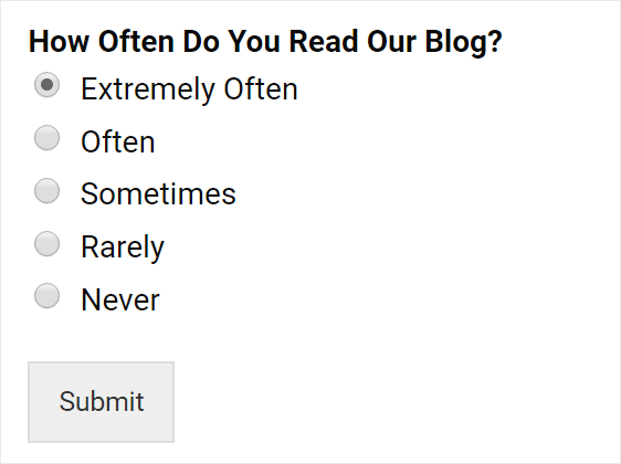 closed-ended question examples